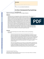 Temperament and Its Role in Developmental Psychopathology
