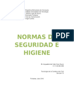 Normas de Seguridad e Higiene