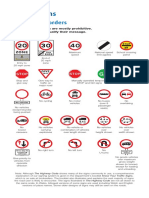 The Highway Code Traffic Signs