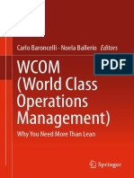 WCOM (World Class Operations Management) : Why You Need More Then Lean