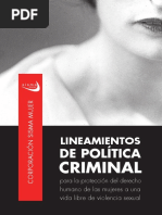 Lineamientos de Política Criminal-Sisma
