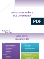 Wanna Be A SQL Consultant