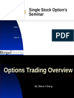 Single Stock Option's Seminar: Part I Option Trading Overview
