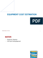 Equipment Cost Estimation