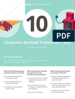 10 Computer Assisted Translation Tools Lesson