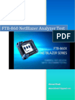 Ftb-860 Netblazer Analyzer Test