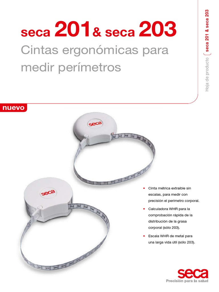 Cintas Métricas Seca 201 y 203 | PDF | Medición | Naturaleza
