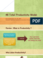 P6 Anprod Total Productivity Model