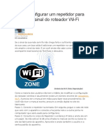 Tutorial Repetidor Wireless