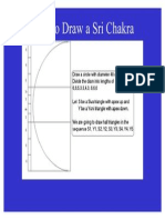 How to Draw Sri Chakra