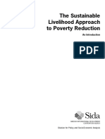 The Sustainable Livelihood Approach To Poverty Reduction - 2656 PDF