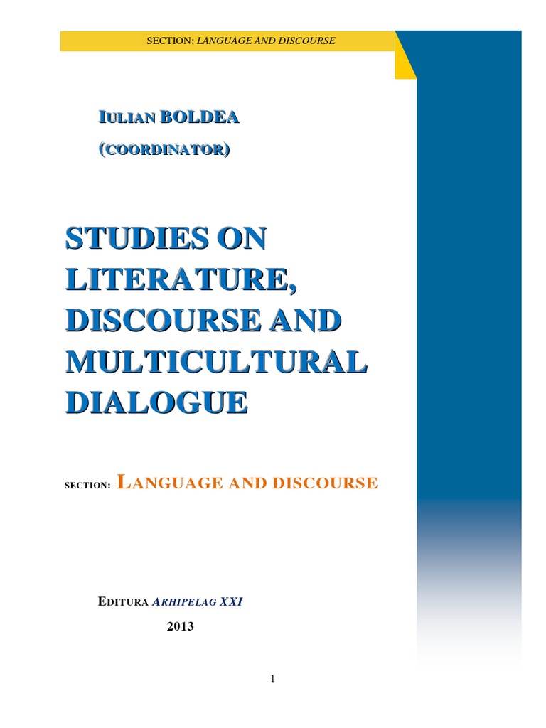Ldmd 01 Language And Discourse