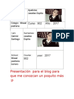 Mi Presentacion para Todo El Mundo