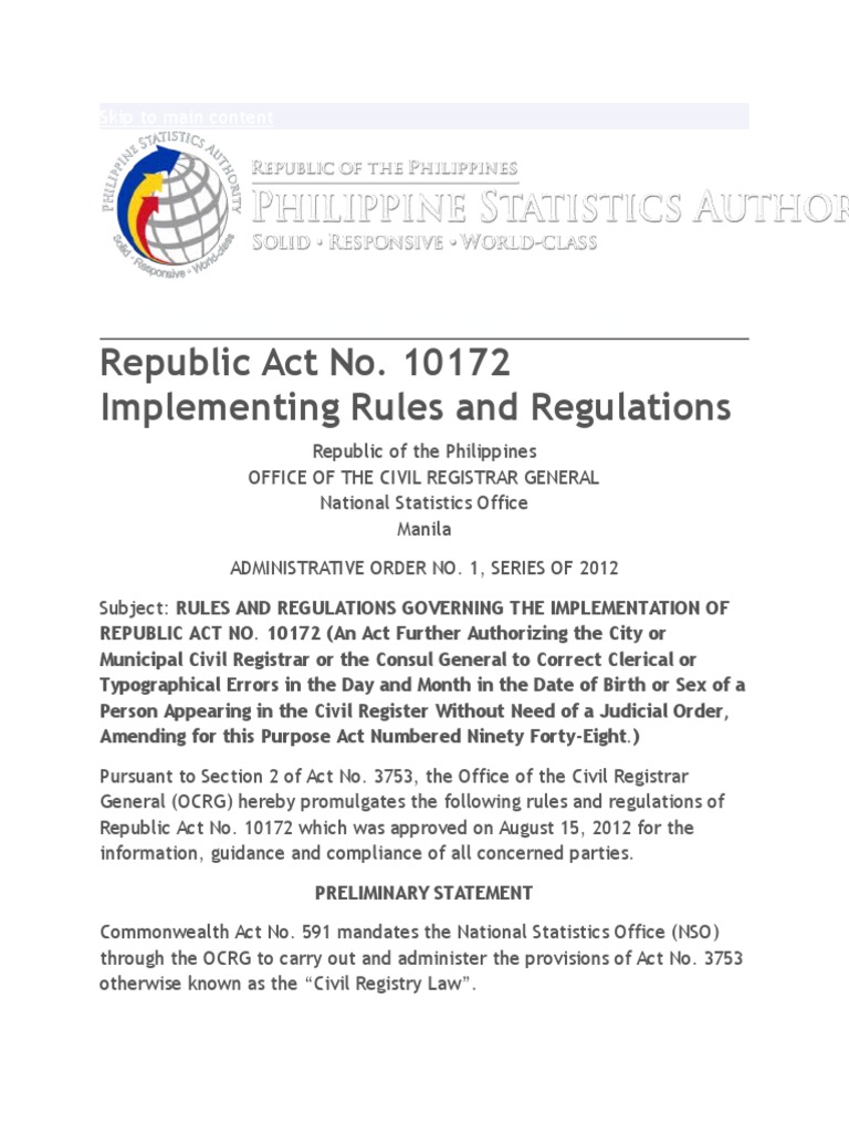 Ra 10172 | PDF