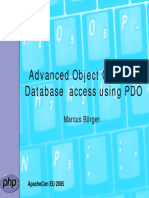 Advanced Object Oriented Database Access Using PDO: Marcus Börger