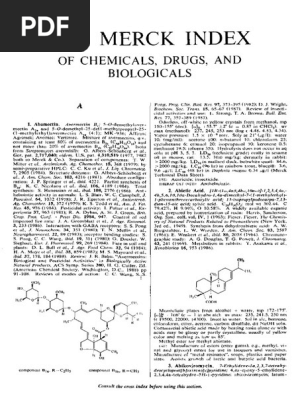 The Merck Index Version 12 3 2000 Pdf