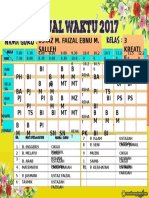 Jadual Kelas 3k Latest