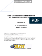 Walker, J. Douglas - Cohen, Harvey A.-Geoscience Handbook - AGI Data Sheets (4th Edition) - American Geosciences Institute (2009) PDF