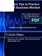 5 Steps to Improving Business Mindset