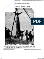 Bermagui First Swordfish 1936 Jan 16