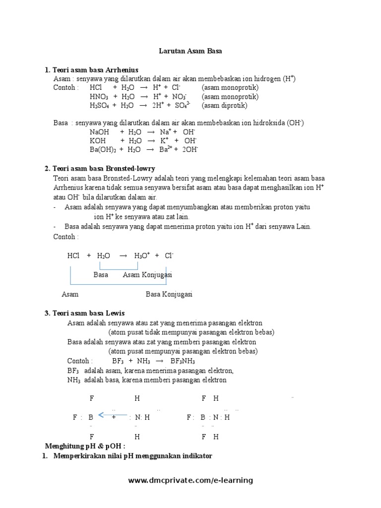 21+ Contoh Soal Asam Basa Arrhenius - Kumpulan Contoh Soal