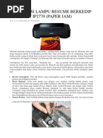 Download Mengatasi Lampu Resume Berkedip 3x Canon Ip2770 Paper Jam by Masita SN339275113 doc pdf