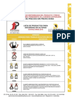 Catalogo Seguridad Alturas Espacios Confinados Dotaalturas 2016