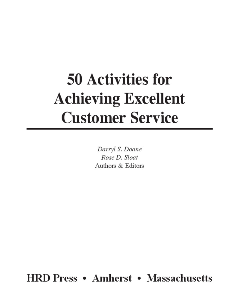 Excellent Customer Service PDF | PDF | Competence (Human Resources ...
