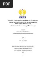 Download SKRIPSI FAKTOR-FAKTOR YANG BERHUBUNGAN DENGANpdf by DeniRov SN339278206 doc pdf