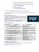 Kuchma@illinois - Edu: CE 710 "Behavior and Numerical Modeling of Reinforced Concrete Structures"