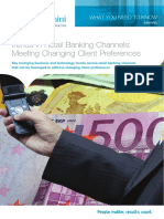 Trends in Retail Banking Channels Meeting Changing Client Preferences