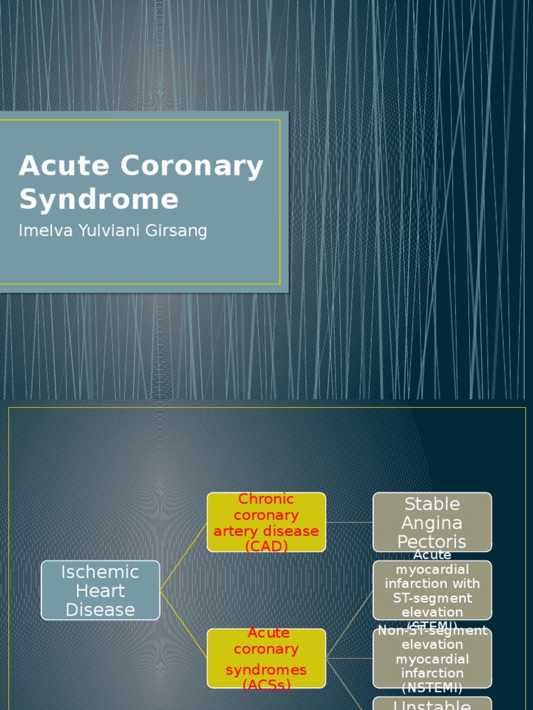 Patofisiologi ACS | PDF | Myocardial Infarction | Coronary Artery Disease
