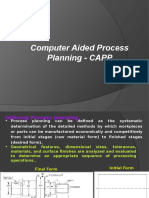 Computer Aided Process Planning-I