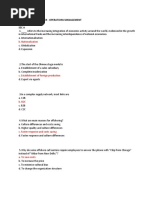 Om0001-Model Question Paper