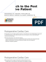 01 - Approach To The Post Operative Patient PDF