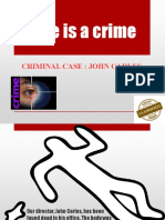 there is a crime