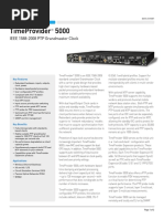 TimeProvider 5000 IEEE 1588 Grandmaster PDF