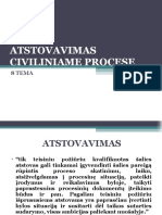 Atstovavimas Civilianiame Procese