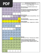 Calendar Nisan 2388 - Iyar 2387 BC - 29 and 30 Days Monthly