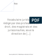 Vocabulaire Juridique - Rédigé Par [...] Bpt6k54707914