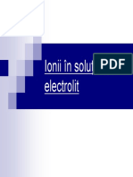 Ionii În Solutii de Electrolit PDF