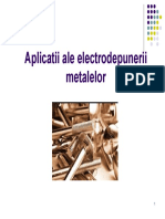 Aplicatii Ale Electrodepunerii PDF