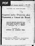 SAINT-HILAIRE Viagem Pelo Distrito Dos Diamantes