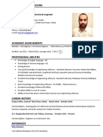 Civil Engineer Personal Info