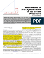 Mechanisms of Ice Crystallization Icecream