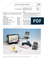 LEP 5.2.01 Half-Life and Radioactive Equilibrium: Related Concepts