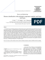 Pattern Classi®cation With Principal Component Analysis and Fuzzy Rule Bases