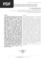 A representação da variação linguística em tirinhas de Chico Bento