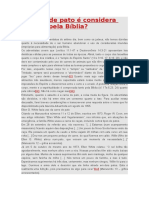 A Carne de Pato É Considera Imunda Pela Bíblia?