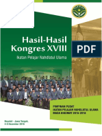 Buku Hasil Kongres Xviii Ipnu - 2015 - Oke Fix